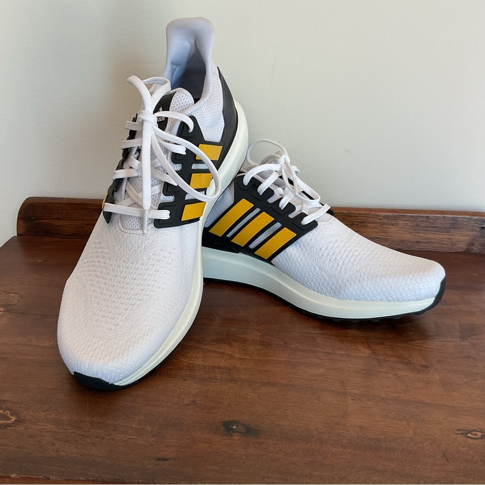 Adidas ID5964 Ultra U Bounce DNA White Black Yellow Men’s US 11 EUC